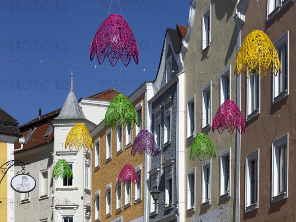 Street decoration in the baroque town