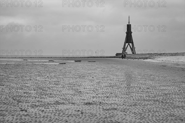 Kugelbake at Grimmershoern Bay
