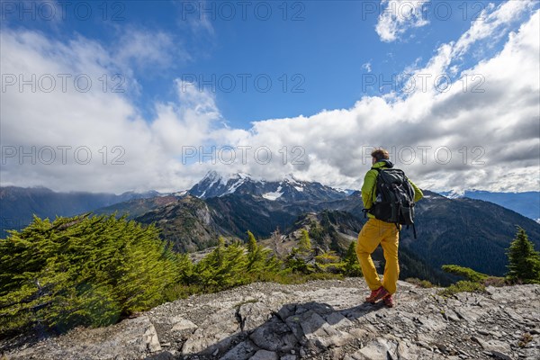 Hikers on trail on Table Mountain