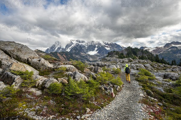 Hikers on trail on Table Mountain