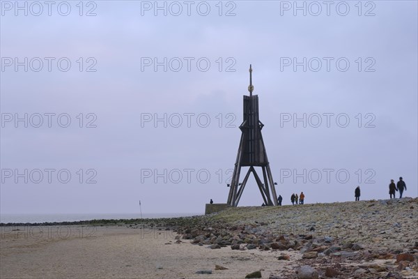 Kugelbake at Grimmershoern Bay