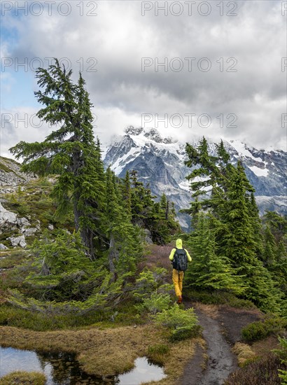 Hikers on trail on Table Mountain