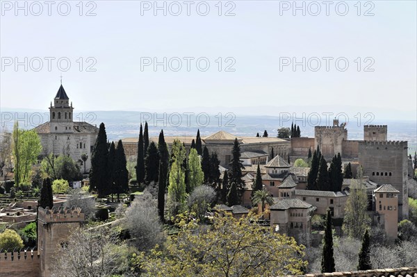 View of the Alhambra from the Generalife