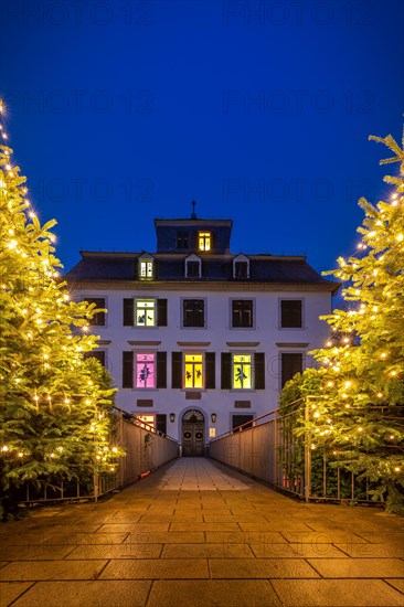 The beautiful Holzhausenschloesschen at Christmas