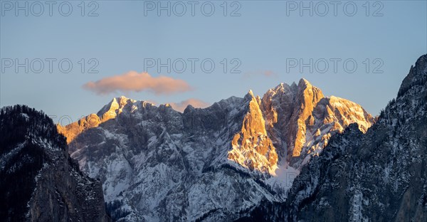 Summit of the Hochtor Group in the evening light