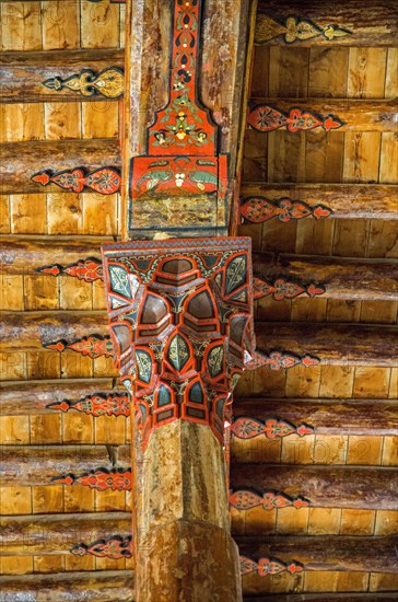 Largest wooden pillared mosque in Turkey
