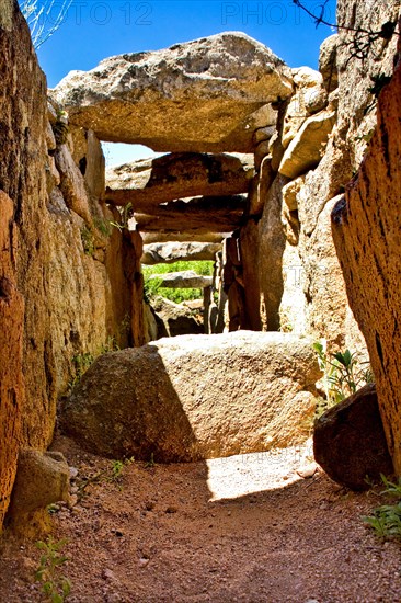 Gigantic tomb of Coddu Vecchiu
