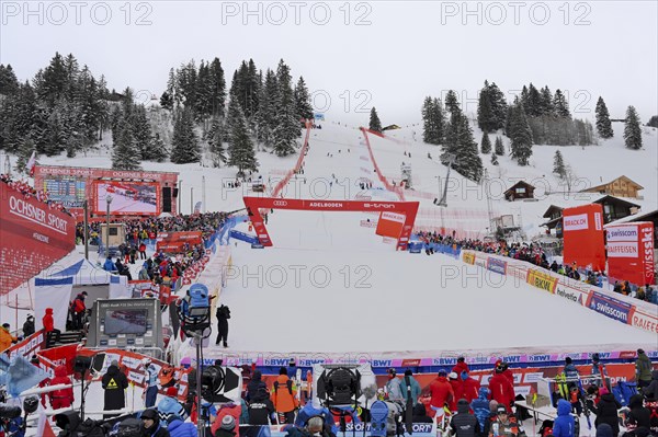 Ski World Cup finish area