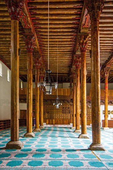 Largest wooden pillared mosque in Turkey