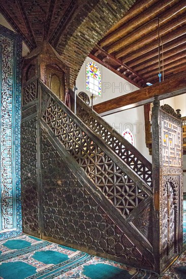 Largest wooden pillared mosque in Turkey