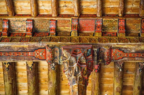 Largest wooden pillared mosque in Turkey