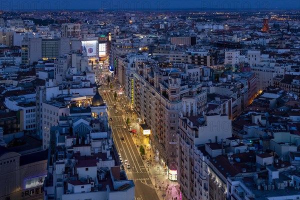 Gran Via by night