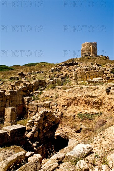 Roman excavation site Tharros