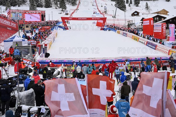 Ski World Cup finish area