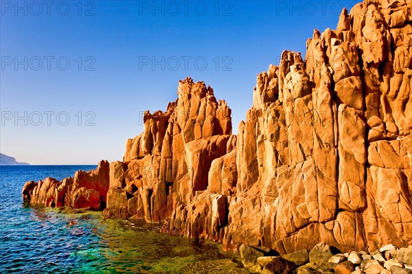 The red rocks of Arbatax Sardinia Italy