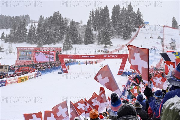 Ski World Cup finish area