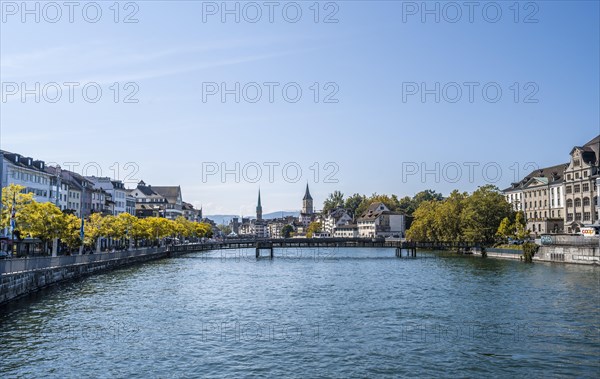 View over the river Limmat