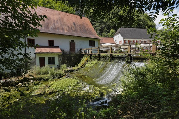 Wimsen mill on the river course of the Ach river