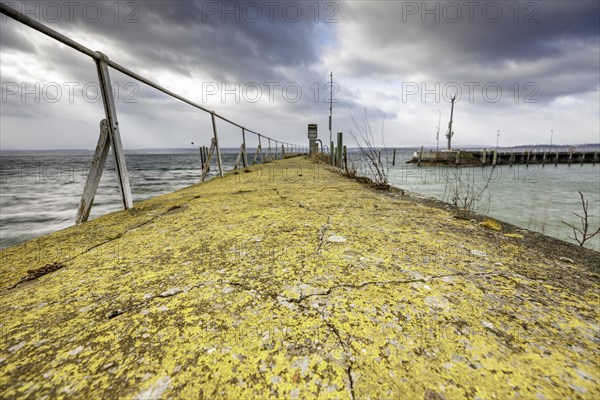 Storm Lolita moves across Lake Constance