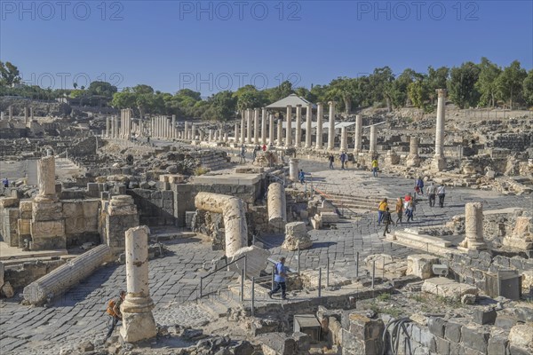 Excavation site site Bet She'an