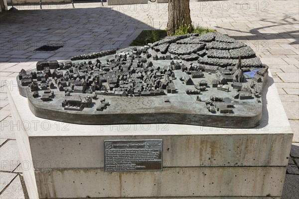Tactile model of the Blautopfstadt