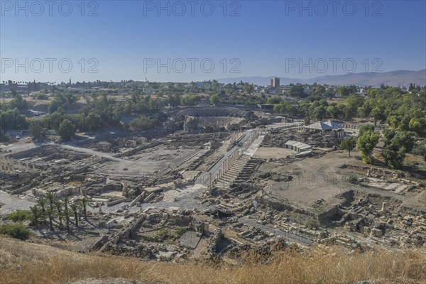 Excavation site site Bet She'an