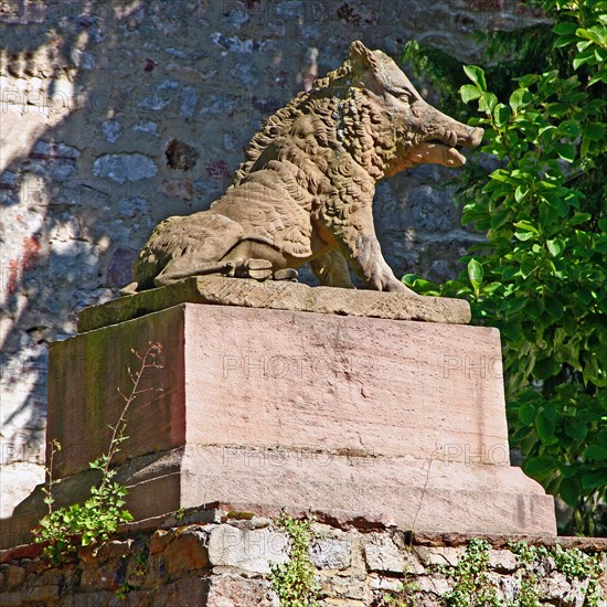 Heraldic animal boar