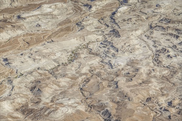 Desiccated desert formation at the Dead Sea
