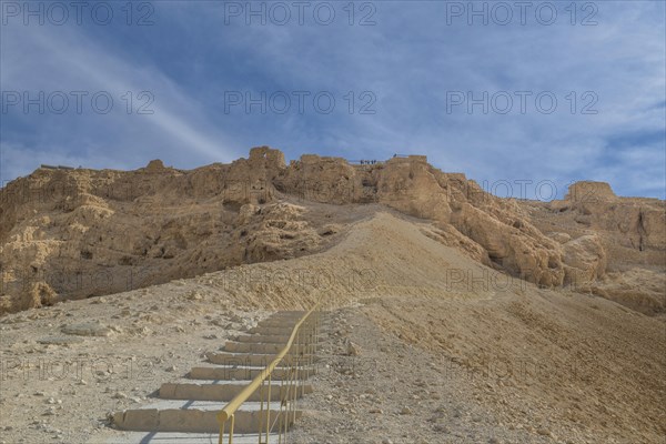 West view with Roman siege ramp