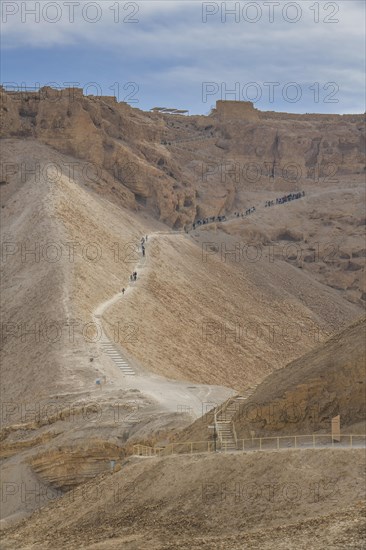 West view with Roman siege ramp