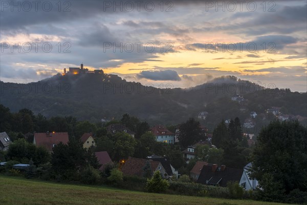 View from the Goepelskuppel of Wartburg Castle