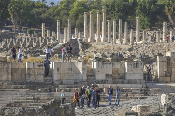 Excavation site site Bet She'an