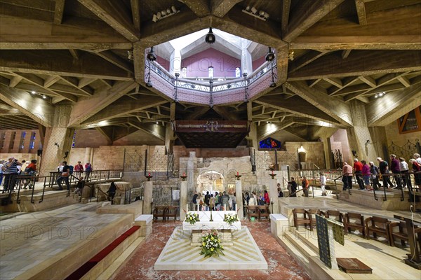Lower sanctuary with Annunciation Grotto
