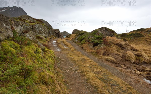 Hiking trail at Straumfjorden