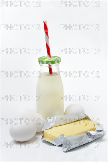 Butter in opened packaging