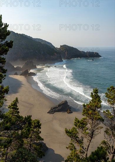 Sandy beach beach by the sea