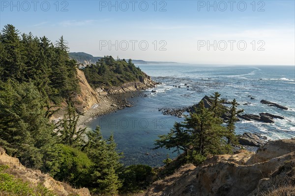 Sandy beach beach and rocky coast