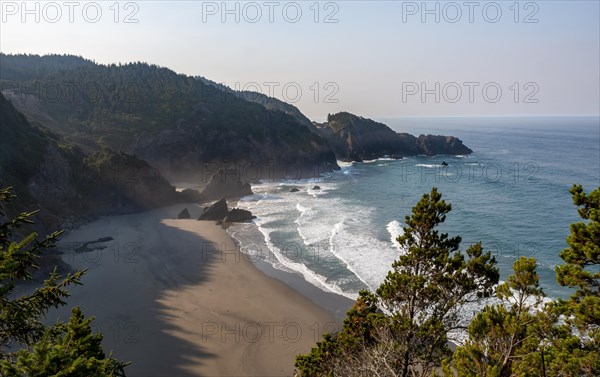 Sandy beach beach by the sea