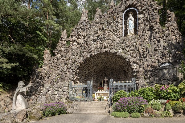 Marien Grotto pilgrimage site in the forest