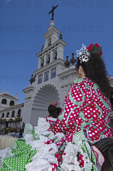 Pilgrims at El Rocio village, Spain, 2008