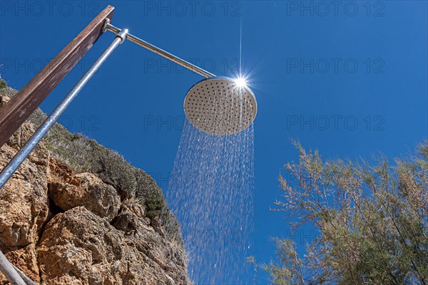 Shower on the beach