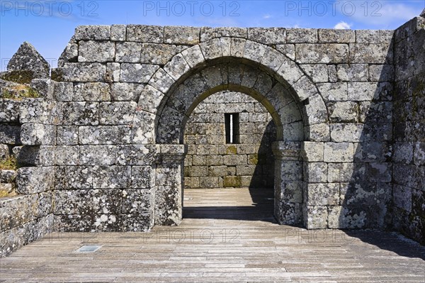 Castle inner courtyard