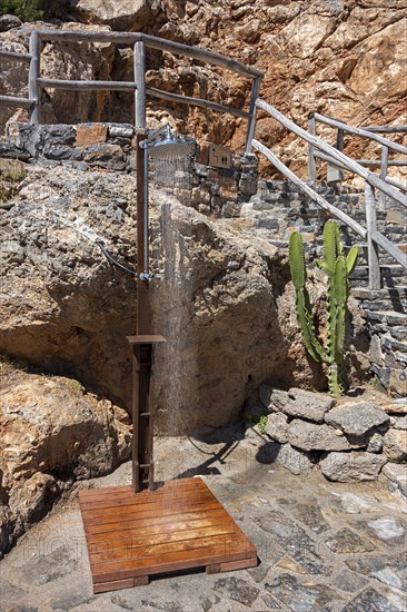 Shower on the beach