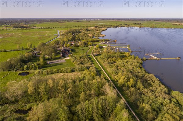 Olga harbour on Lake Duemmer