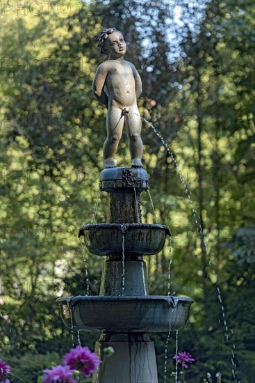 Fountain with fountain figure