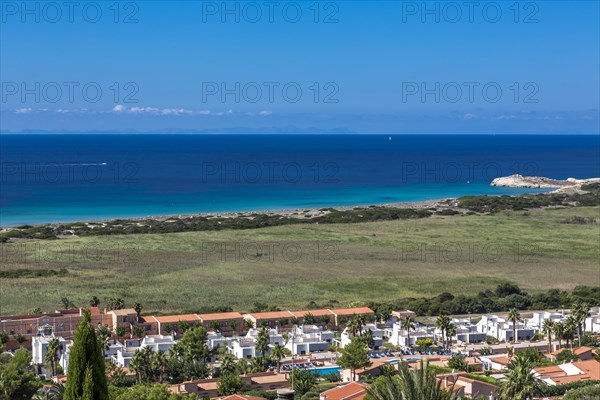 View of Son Bou and the sea