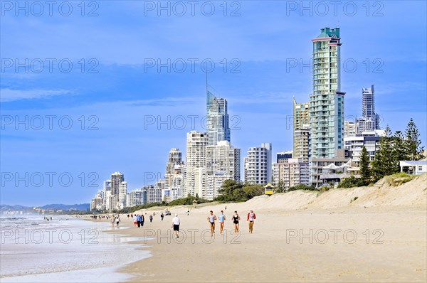 Surfers Paradise Skyline and Beach