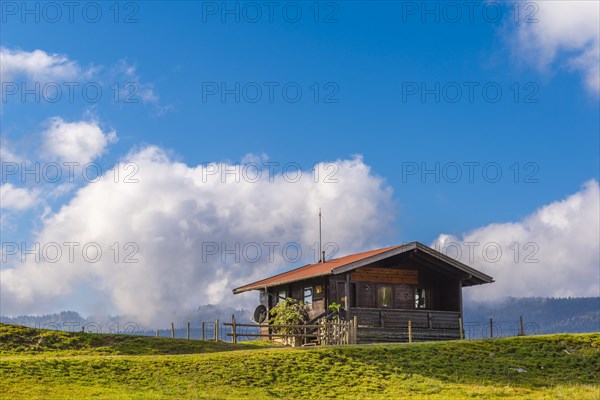 Alpine hut on the Winklmoosalm