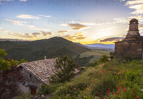 The small and ancient hamlet of Arres in part of the Camino Aragones on the Camino di Santiago in Huesca