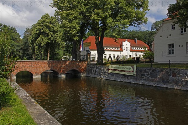 Moated castle